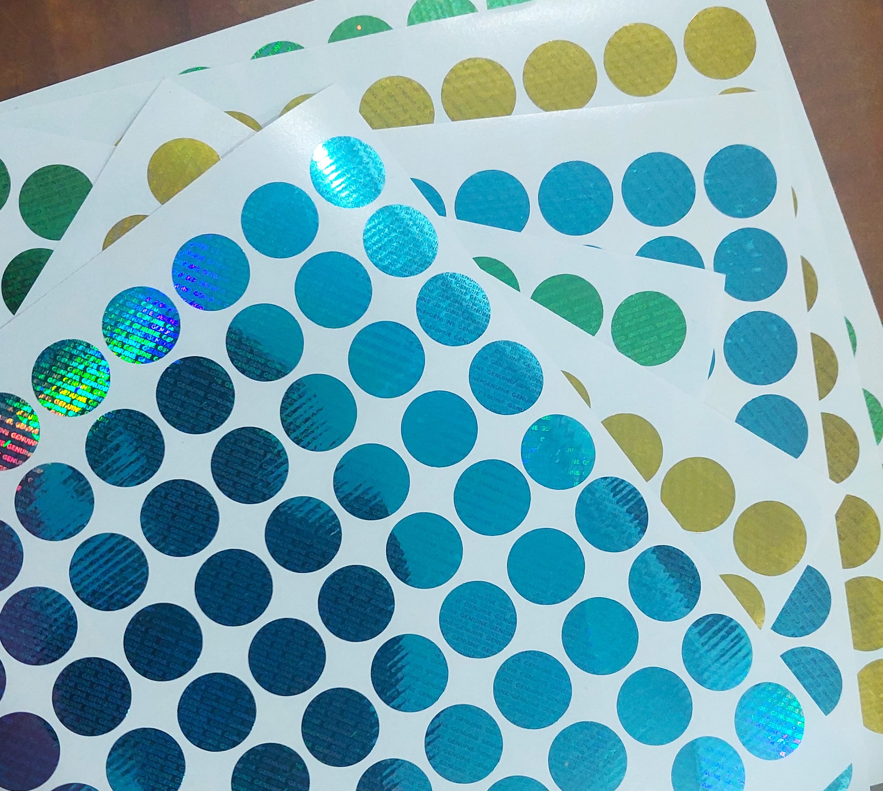 Stock Hologram Labels